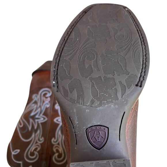 Ariat Legend Western Cowboy Boots Sz 9B - Picture 6 of 7